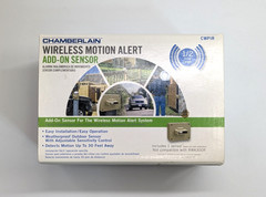 Chamberlain CWPIR Wireless Motion Alert AddOn Sensor Easy Install 0.5 Mile NIB
