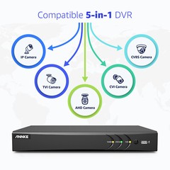 ANNKE 4K 8CH 8MP 5IN1 DVR Video Home Security Recorder AI Human Detection H.265+