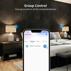 4Packs SONOFF S31 WIFI Smart Plug with Energy Monitoring,15A Smart Outlet Socket