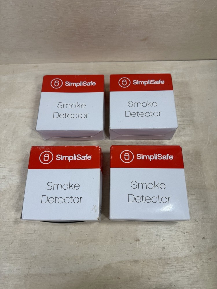 SimpliSafe SSSD1 Original Smoke Detector 1st Gen BRAND NEW – LOT OF 4