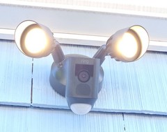 Ring Floodlight Cam Wired Plus Outdoor 1080p HD Security Camera – Black