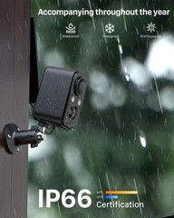 2K 4G LTE Cellular Security Camera Outdoor Wireless Battery No WiFi Needed