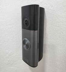 Ring Wired Doorbell Pro 3rd Gen Retinal 4K Angle Wedge Bracket Mount 15-90 Deg