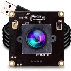 ELP 4K High Speed 3840×2160 MJPEG 30fps USB Camera Module w/ No Distortion Lens