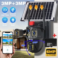 V380Pro Dual Lens Camera WIFI Smart Home 6MP Wireless IP Camera Security Outdoor