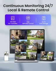 Loocam 1080P TVI Outdoor Security Camera only Compatible with TVI or Hybrid DVR