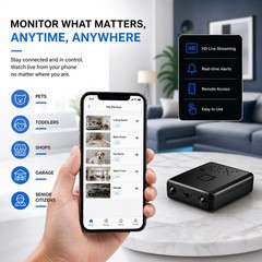2026 Smart Mini WiFi Camera Wireless 1080P HD Night Cam w/Battery Home Security