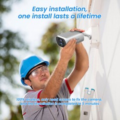 ARCCTV Outdoor Wireless Security Camera 4MP Solar WiFi Battery IR Night