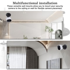 For Arlo Pro Security – 4Pack Flexible Camera Wall Mount Bracket Outdoor Indoor