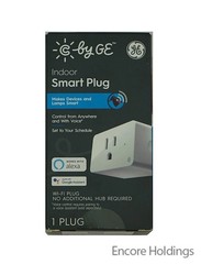 GE Cync Indoor Smart Plug – White – Voice Control – Wi-Fi CPLGSTDBLW1/ST1P