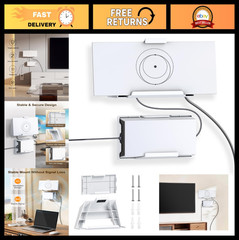 2-in-1 Wall Mount Kit for Gen 3 Router & Power Supply – Space-Saving ABS Bracket