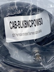 (10) 50ft Siamese Coaxial Cable M-M – CAB-BLKBNCPOW50 – Bundle Of 10