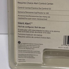 GE SILENT ALERT Wireless Alarm System Flashing LED model 45137 NEW SEALED