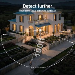 5MP Wireless Solar Powered Security Camera Outdoor WiFi PTZ Home 24/7 Recording