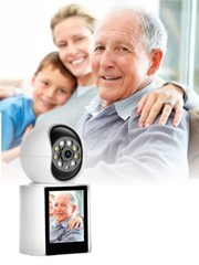 KERUI 2MP HD PTZ WIFI IP Camera Video Calls w/ 2.8 Inch IPS Screen Home Security