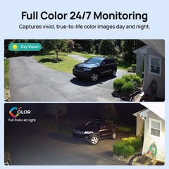Vikylin 5MP Full Color Night Vision PoE IP Camera Outdoor with Audio Metal 2.8mm