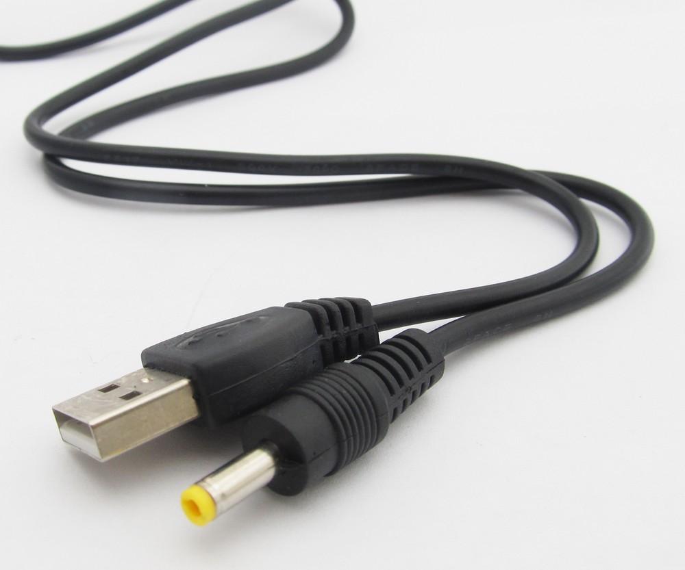 100pcs 80cm USB Male to 4.0 x 1.7mm 4.0×1.7 Male Power Charge Cable for Sony PSP