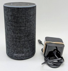 Amazon Echo 2nd Gen Smart Speaker Gray XC56PY Alexa Dolby Bluetooth W/Power Cord