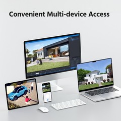 ANNKE Wireless 4CH NVR 5MP Security Camera System Two-Way Audio WIFI Outdoor AI