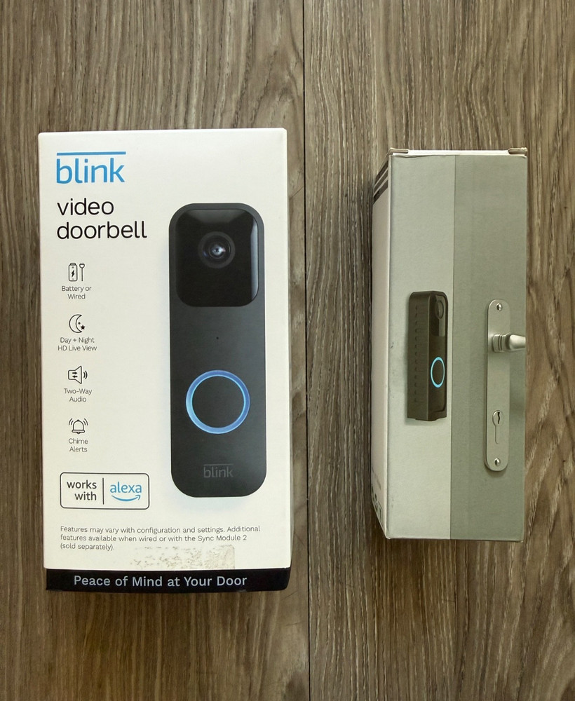 Blink Video Doorbell 1st Gen Add On + Anti-theft Mount