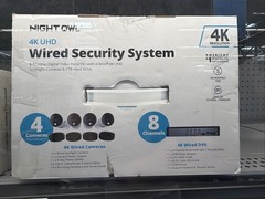Night Owl UHD 1TB HDD 8 Channel 4K Bluetooth Camera System White WM-BTD881-4LSA
