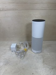 Amazon Echo 1st Generation White Bluetooth Alexa-Enabled Smart Speaker SK705DI
