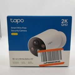 TP-Link Tapo Wire-Free MagCam, Indoor/Outdoor 2K Battery Powered Smart Camera
