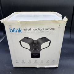 Blink Wired Floodlight Camera Smart security camera 2600 lumens HD live view NEW