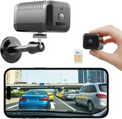 4G LTE Cellular Camera Indoor, Portable No WiFi Security Camera with Radar Motio