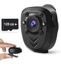 Mini Body Camera Video Recorder Built-in 128GB