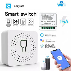 16A 20A Smart Wifi Wireless Switch Module Breaker Relay 2-Way Control APP Remote