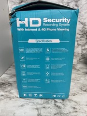Video Surveillance Outdoor Security Camera System, 4K Ultra HD, New