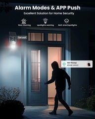 Solar Security Cameras Wireless Outdoor, 3MP Pan Tilt 360°WiFi Camera