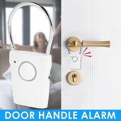 New 115dB Door Handle Alarm Portable Door Security Alarm For Home Travel Hotel
