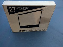 27 in. Public View Monitor – Clinton Electronics CE-M27 Brand New In A Box CCTV