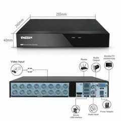 TMEZON 8CH 16CH Home Security CCTV DVR for 5MP 1080P CVI TVI CVBS 960H Camera