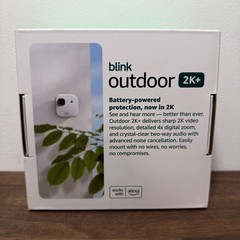 NEW BLINK OUTDOOR 2K+ WIRELESS SECURITY 3 CAMERA SYSTEM – WHITE – SHIPS TODAY