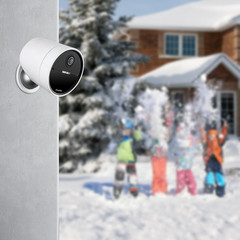 SimpliSafe Outdoor Camera Wall Mount Bracket 2 Pack White Stand Mount Only