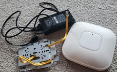Cisco Aironet AIR-AP1142N-A-K9 Access Point with Power Injector & Bracket