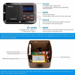 Wuloo Extra Solar / Rechargeable Motion Sensor for Wuloo Wireless Driveway Alarm
