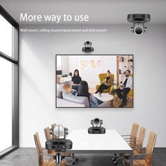 2.4G Wireless Conference Camera HD 1080P PTZ, HDR, USB WebCam