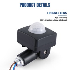 Occupancy & Vacancy PIR Infrared Sensor Light Switch Motion Detector Wall Switch