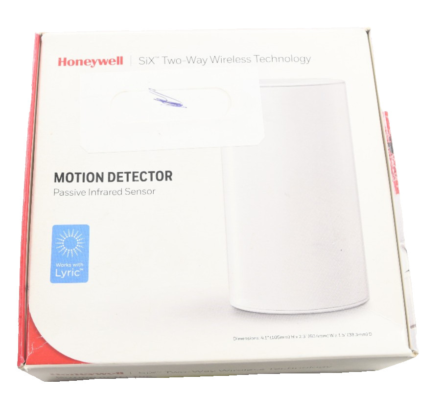 New Honeywell SIXPIR Motion Detector SiX Two-Way Wireless Technology
