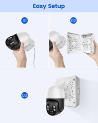 ABS Security Camera Junction Box for PTZ Scurity Camera, Outdoor IP65 Waterpr…