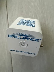 WiFi Smart Socket 3 LED Brilliance Alexa App Control WIFISMARTSOCKET3 White