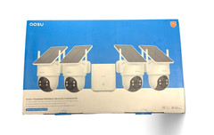 AOSU Solar Security Camera Wireless 4 Cam-Kit 2K Night Vision 360° View C9C3CA11