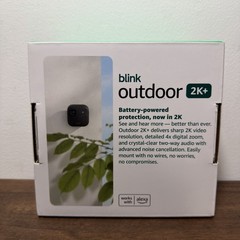 NEW BLINK OUTDOOR 2K+ WIRELESS SECURITY 3 CAMERA SYSTEM – BLACK – SHIPS TODAY