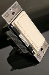 Crestron CLW-DIMEX-E-W-S Wireless In-Wall Dimmer, 120V, Almond w/ Button caps