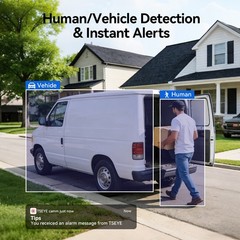 4K 8MP PoE Security Camera System 8CH NVR H.265+ Human Detect IP66 Waterproof