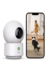 AOSU Indoor Cam P1 Pro Security Camera 2K/3MP 360° Pan Tilt C2E2BH11 Open Box